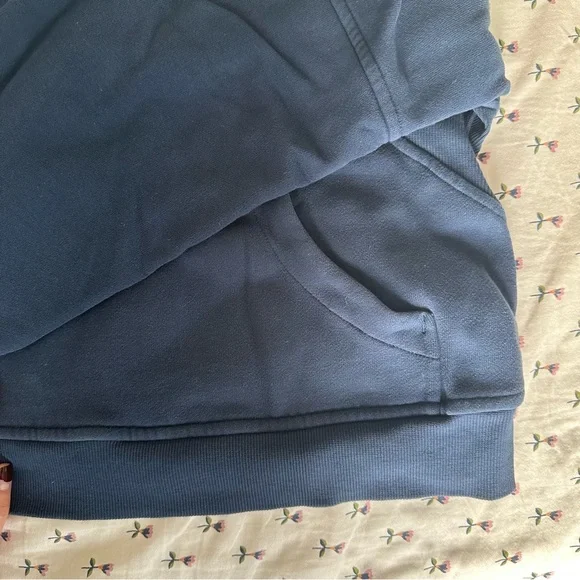 Lululemon Scuba Oversized Half-Zip Hoodie Mineral Blue M/L - Picture 5 of 7